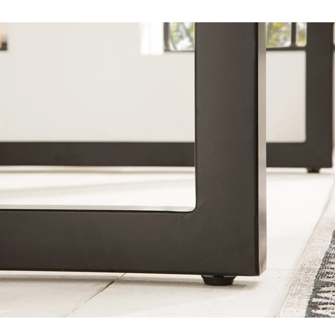 Rustic Industrial Solid Wood Dining Table / Desk / Work Table - Chunky Timber / Steel Legs (Square Legs) - 1.5m (150cm) / 1.8m (180cm) / 2m(200cm) c/w Black Square Box Legs x 2 4-8 Persons - WAVEY LIVE EDGE Rustic Industrial Solid Wood Dining Table / Desk / Work Table - Chunky Timber / Steel Legs (Square Legs) - 1.5m (150cm) / 1.8m (180cm) / 2m(200cm) c/w Black Square Box Legs x 2 4-8 Persons - WAVEY LIVE EDGE