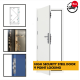 High Security  Multi point lock - Thumb Turn Inside, Key Lock Exterior + 3 Keys + Handle