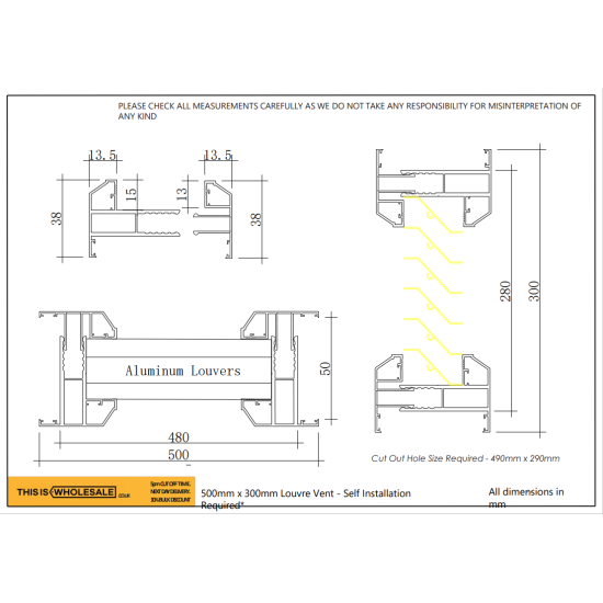 Louvre Vent 500mm x 300mm for Security Personnel Pedestrian Door - Industrial Grade Exterior Outdoor Security Door for Garage, Warehouse, Shed, Industrial Unit, Lockup, Shed, Shipping Container, Farm Barn Louvre Vent 500mm x 300mm for Security Personnel Pedestrian Door - Industrial Grade Exterior Outdoor Security Door for Garage, Warehouse, Shed, Industrial Unit, Lockup, Shed, Shipping Container, Farm Barn