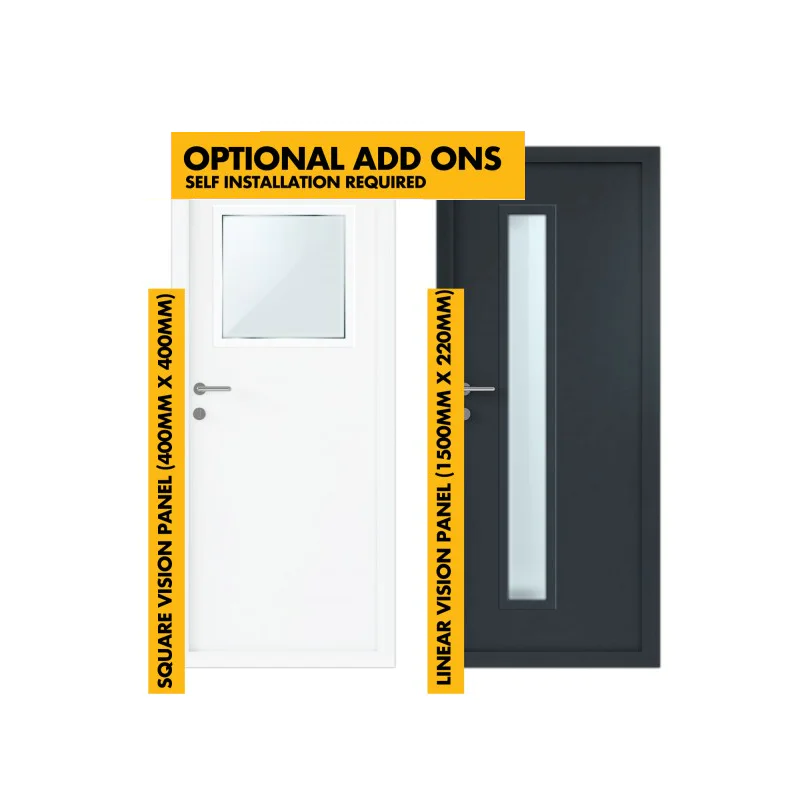 Vision Glass Window Panels for Steel Security Personnel Pedestrian Door (Clear glass) Vision Glass Window Panels for Steel Security Personnel Pedestrian Door (Clear glass)