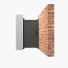 Aluminium Gate for Garden 1800mm/180cm/1.8m Posts  Anthracite Grey RAL7016 / Black RAL9005 – Aluminium Pedestrian Garden Side Gate  (1650mm h x 950/1150mm w) c/w Lock, handle + 3 Keys