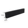 Aluminium Slatted Fencing Panels Black/Anthracite Grey Fence – 3ft, 4ft, 5ft, 6ft (900mm, 1200mm, 1500mm, 1800mm) Modern Garden Fencing UK c/w 50mm/100mm Fencing Slats (25mm Spacers/Gaps)