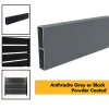 Aluminium Fencing Slats 50mm/100mm x 20mm x 6ft (1770mm) - Black / Anthracite Grey for Aluminium Slatted Fencing