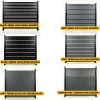 Aluminium Slatted Fencing Panels Black/Anthracite Grey Fence – 3ft, 4ft, 5ft, 6ft (900mm, 1200mm, 1500mm, 1800mm) Modern Garden Fencing UK c/w 50mm/100mm Fencing Slats (25mm Spacers/Gaps)