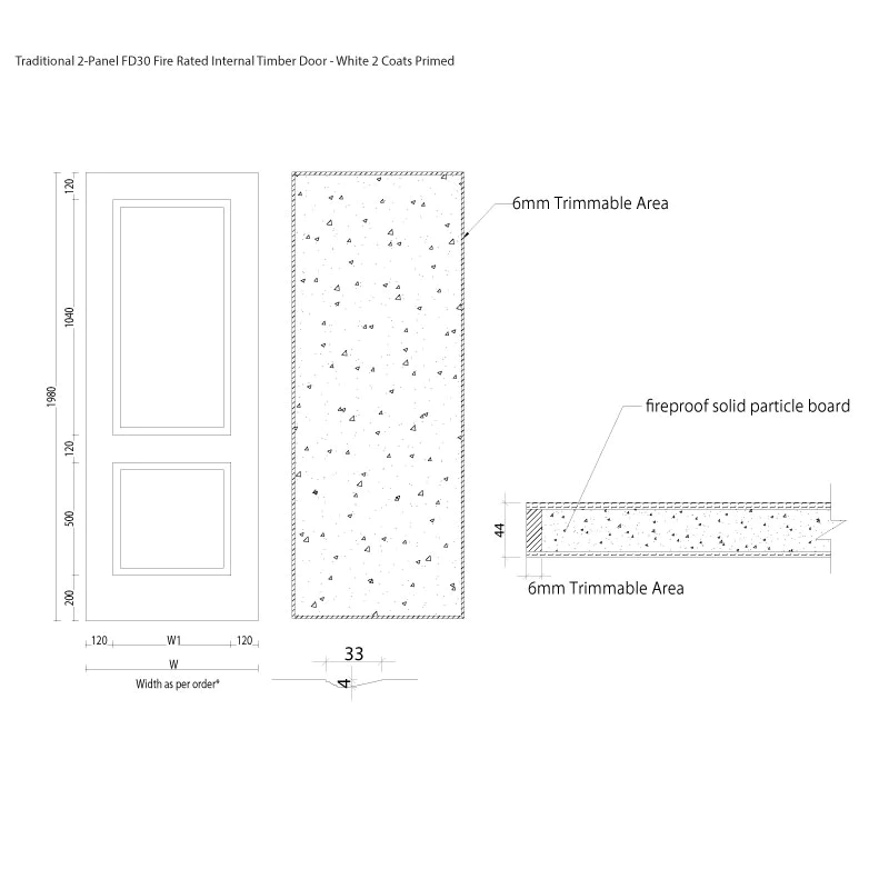 FD30 Fire Rated Internal Door Set – 30 Minute Fire Doors – White Primed Timber Doors – Blank, Cottage (Suffolk) / Traditional Panelled / Vancouver 4-Panel - 762mm/840mm x 1980mm x 44mm - c/w Optional MDF Door Frame Liner + Intumescent Strips FD30 Fire Rated Internal Door Set – 30 Minute Fire Doors – White Primed Timber Doors – Blank, Cottage (Suffolk) / Traditional Panelled / Vancouver 4-Panel - 762mm/840mm x 1980mm x 44mm - c/w Optional MDF Door Frame Liner + Intumescent Strips
