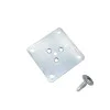Straight Connection Plate 70mm c/w Self Drilling Screws for Aluminium Joists (Pack of 2) Straight Connection Plate 70mm c/w Self Drilling Screws for Aluminium Joists (Pack of 2)