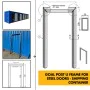 Steel Goal Post Door Frame for Steel Shipping Container Door (50mm x 100mm x 2.5mm Box Section) - for Welding Steel Doors into Shipping Containers / Steel Framed Buildings / Weldable