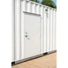 Steel Goal Post Door Frame for Steel Shipping Container Door (50mm x 100mm x 2.5mm Box Section) - for Welding Steel Doors into Shipping Containers / Steel Framed Buildings / Weldable Steel Goal Post Door Frame for Steel Shipping Container Door (50mm x 100mm x 2.5mm Box Section) - for Welding Steel Doors into Shipping Containers / Steel Framed Buildings / Weldable