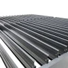 Aluminium Pergola 3m x 3m - Anthracite Grey RAL 7016 with Adjustable Louvred Roof - Aluminium Patio Garden Screen Canopy (2.5m High) Aluminium Pergola 3m x 3m - Anthracite Grey RAL 7016 with Adjustable Louvred Roof - Aluminium Patio Garden Screen Canopy (2.5m High)