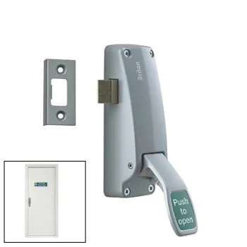 Briton 1438 Push Pad/Lever Emergency Exit Latch Handle Reversible for LH/RH Doors  - Allegion Briton 1438.SE/1438M.R.SE