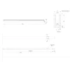 Frameless Aluminium Glass Balustrade 90˚ Corner Piece - 150mm x 150mm