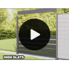 Composite Fence Slats 1800mmm / 6ft - Anthracite / Light Grey - Composite Tonge & Groove Fence Panels Slats