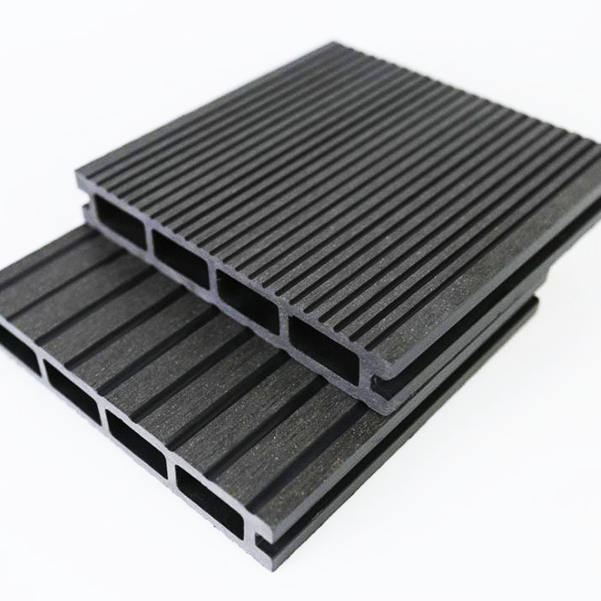 SAMPLE Composite Decking - Grey / Black / Ash / Brown / Anthracite Grey Wood Grain Effect 3m - Plastic Decking PVC Decking WPC Decking Hollow Garden Exterior Decking Boards SAMPLE Composite Decking - Grey / Black / Ash / Brown / Anthracite Grey Wood Grain Effect 3m - Plastic Decking PVC Decking WPC Decking Hollow Garden Exterior Decking Boards