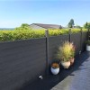 Aluminium Posts for Composite Fencing - 3ft/900mm / 4ft1200mm / 5ft/1500mm / 6ft/1800mm / 8ft/2400mm Black - Fit Above / Below Ground
