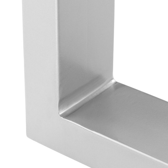 Rustic Industrial Solid Wood Dining Table / Desk / Work Table - Chunky Timber / Steel Legs (Square Box Legs) - 1.5m (150cm) / 1.8m (180cm) / 2m(200cm) c/w silver Square Box Legs x 2 4-8 Persons Rustic Industrial Solid Wood Dining Table / Desk / Work Table - Chunky Timber / Steel Legs (Square Box Legs) - 1.5m (150cm) / 1.8m (180cm) / 2m(200cm) c/w silver Square Box Legs x 2 4-8 Persons