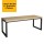 Industrial Dining Table Metal Legs - Chunky Solid Wooden Industrial Style Quirky Dining, Kitchen Table, Desk, Counter, Worktop 1.5m / 1.8m / 2m Seats 4-8 persons