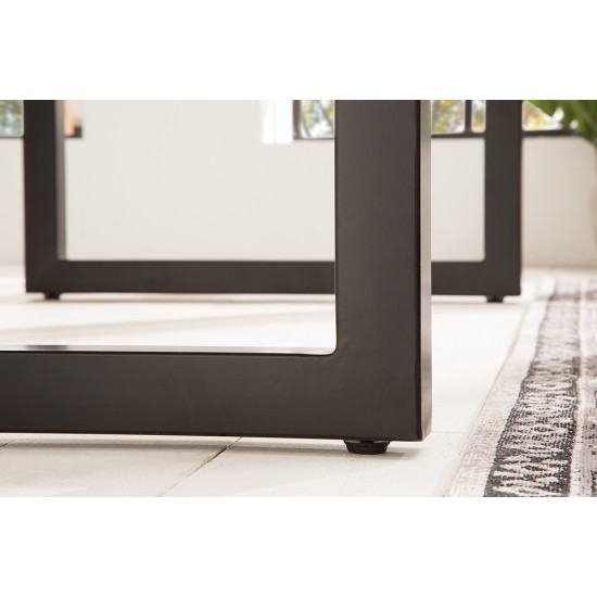 Rustic Industrial Solid Wood Dining Table / Desk / Work Table - Chunky Timber / Steel Legs (Square Legs) - 1.5m (150cm) / 1.8m (180cm) / 2m(200cm) c/w Black Square Box Legs x 2 4-8 Persons - SQUARE EDGE Rustic Industrial Solid Wood Dining Table / Desk / Work Table - Chunky Timber / Steel Legs (Square Legs) - 1.5m (150cm) / 1.8m (180cm) / 2m(200cm) c/w Black Square Box Legs x 2 4-8 Persons - SQUARE EDGE