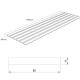 MDF Wall Panel Kit / Strips / Slats - Shaker Kit- MDF Pre-Primed Strips for MDF Modern Square / Rectangle Wall Panels / Panelling - 1190mm x 65mm x 9mm