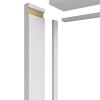 MDF Door Liner  BULK TRADE PACK X 10 - Certified FD30  Primed Door Frame Lining Set c/w Optional 10mm Trench/Grooves for Fire Intumescent Door Strips - 30 Minute Fire Rating - MDF White Painted Primed Door Liner