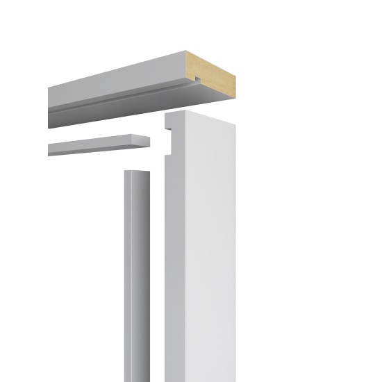 MDF Door Liner - FD30/FD60 Primed Door Frame Lining Set c/w Optional 10mm Trench/Grooves for Fire Intumescent Door Strips - 30 Minute Fire Rating - MDF White Painted Primed Door Liner MDF Door Liner - FD30/FD60 Primed Door Frame Lining Set c/w Optional 10mm Trench/Grooves for Fire Intumescent Door Strips - 30 Minute Fire Rating - MDF White Painted Primed Door Liner
