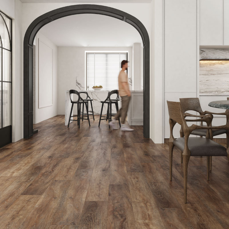 SPC Click Vinyl Tile Flooring (Dark Oak) with Built in Underlay per Sq M- Click Vinyl Tile Floors for Kitchen, Bathroom, Living Room - LVT Rigid Core Stone Polymer Composite Waterproof Click Tonge & Groove Luxury Vinyl Tile Flooring Dark Oak SPC Click Vinyl Tile Flooring (Dark Oak) with Built in Underlay per Sq M- Click Vinyl Tile Floors for Kitchen, Bathroom, Living Room - LVT Rigid Core Stone Polymer Composite Waterproof Click Tonge & Groove Luxury Vinyl Tile Flooring Dark Oak