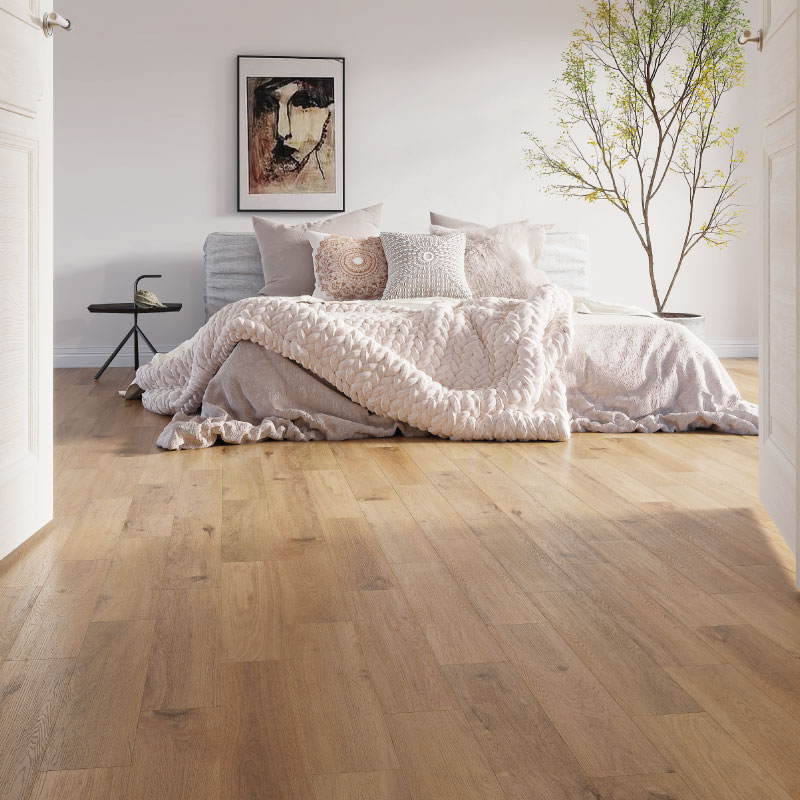 SPC Click Vinyl Tile Flooring (Authentic Oak) Mini Plank with Built in Underlay per Sq M- Click Vinyl Tile Floors for Kitchen,Living Room - LVT Rigid Core Stone Polymer Composite Waterproof Click Tonge & Groove Luxury Vinyl Tile Flooring Authentic Oak