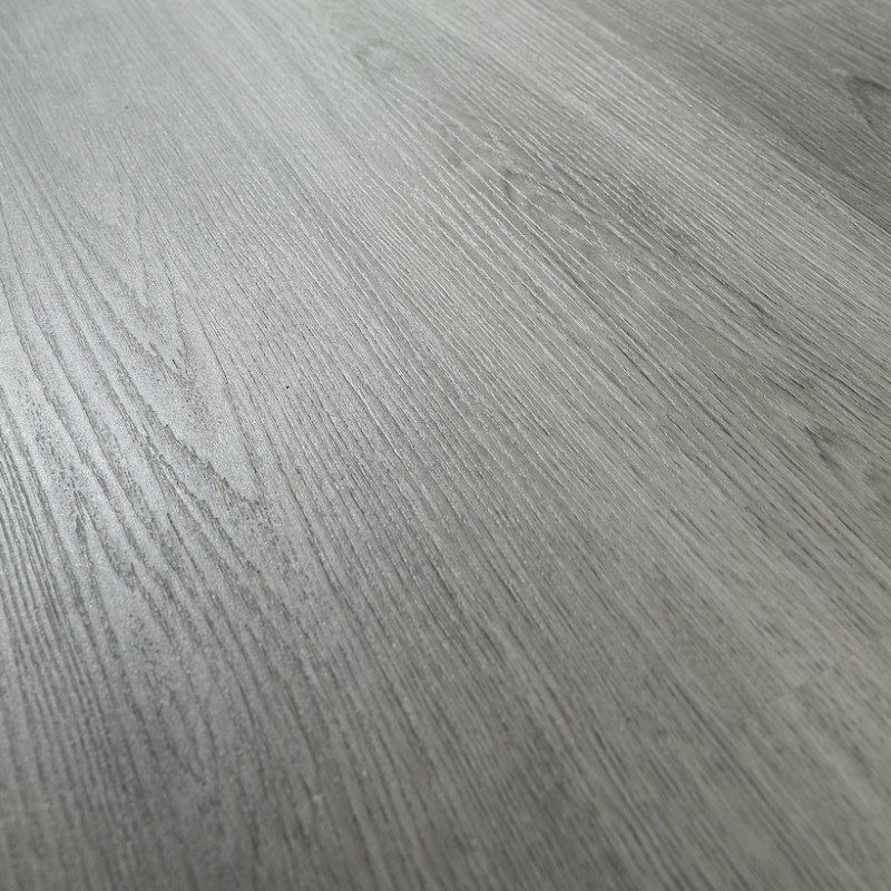 SPC Click Vinyl Tile Flooring (Grey Oak) with Built in Underlay per Sq M- Click Vinyl Tile Floors for Kitchen, Bathroom,  Living Room - LVT Rigid Core Stone Polymer Composite Waterproof Click Tonge & Groove Luxury Vinyl Tile Flooring Grey Oak