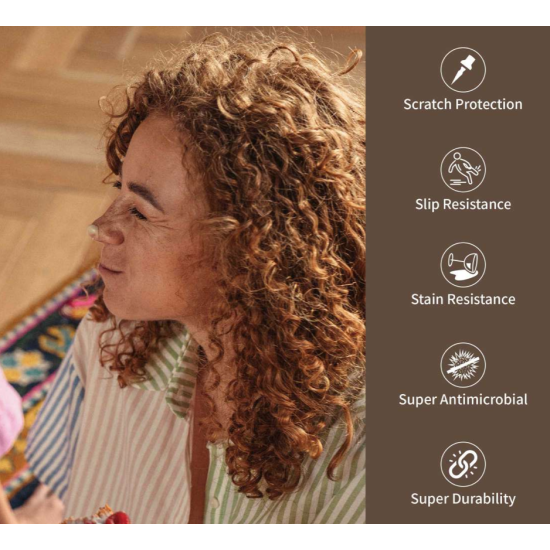 SPC Herringbone Click Flooring (Natural Oak) 5mm + 1mm Underlay Layer  Sold per Sq M - Vinyl Tile - Rigid Core Stone Polymer Composite Waterproof Click Tonge & Groove Luxury Vinyl Tile Flooring Oak