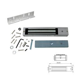 Maglock - Magnetic Electronic Door Lock (supplied loose) - 12/24V DC 300kg