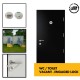 WC Toilet & Bathroom Vacant / Engaged Steel External Door - Ideal for shopping container & modular toilet blocks WC Toilet & Bathroom Vacant / Engaged Steel External Door - Ideal for shopping container & modular toilet blocks