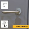Door Blanking Plate c/w 2 x Screws - for blanking off existing holes on the single point locking steel security door Door Blanking Plate c/w 2 x Screws - for blanking off existing holes on the single point locking steel security door