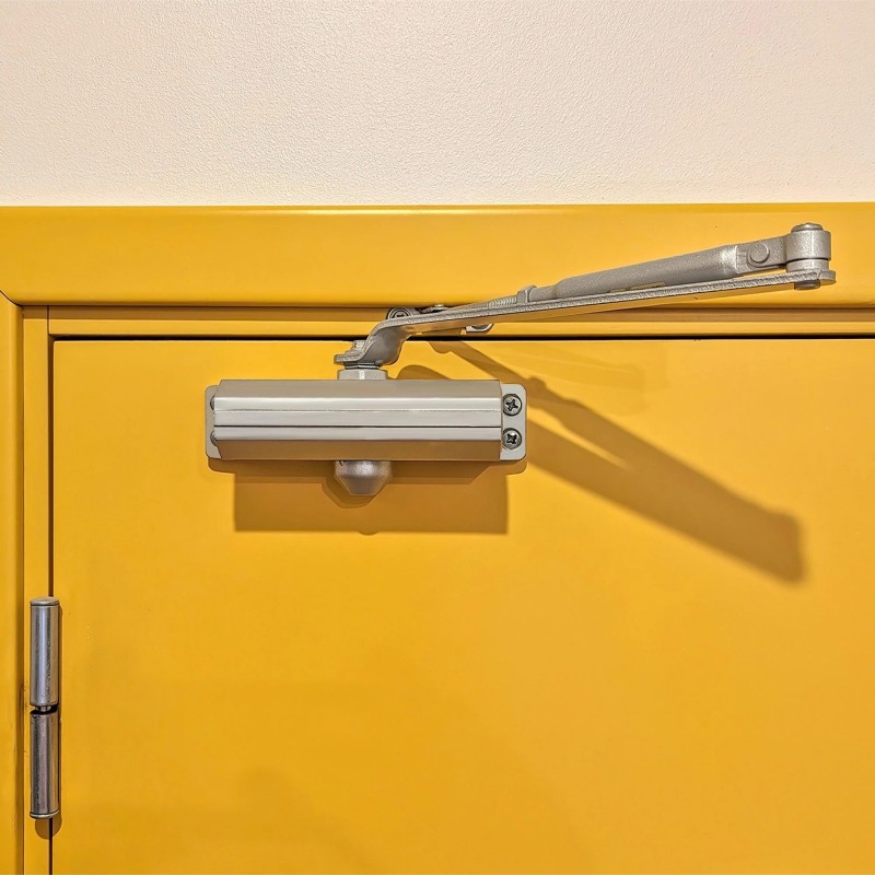 Overhead Door Closer (FD30/FD60/FD120 Fire Rated Doors) - Self Installation c/w 6 x Self-Drilling Screws Overhead Door Closer (FD30/FD60/FD120 Fire Rated Doors) - Self Installation c/w 6 x Self-Drilling Screws
