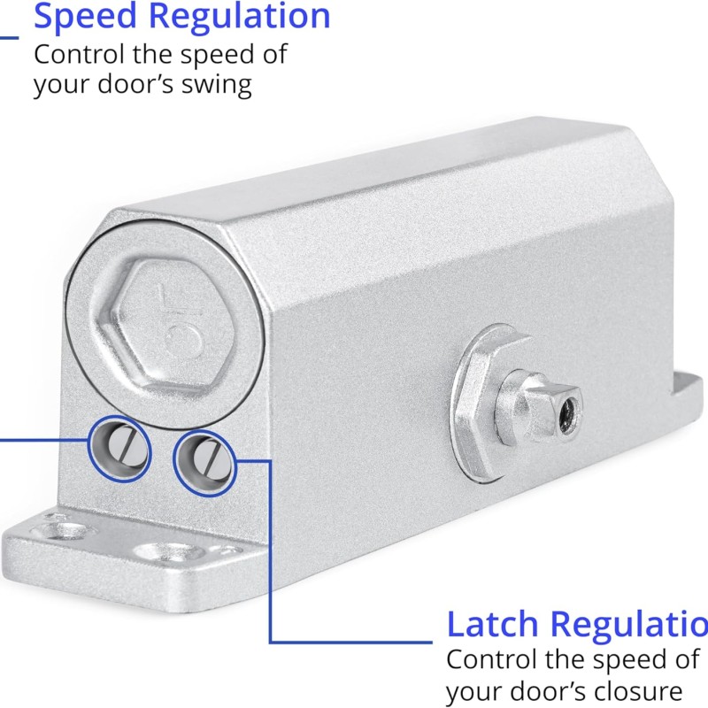 Overhead Door Closer (FD30/FD60/FD120 Fire Rated Doors) - Self Installation c/w 6 x Self-Drilling Screws Overhead Door Closer (FD30/FD60/FD120 Fire Rated Doors) - Self Installation c/w 6 x Self-Drilling Screws