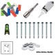 Steel Door Fixing Kit for Masonry / Timber / Steel Installation Steel Door Fixing Kit for Masonry / Timber / Steel Installation