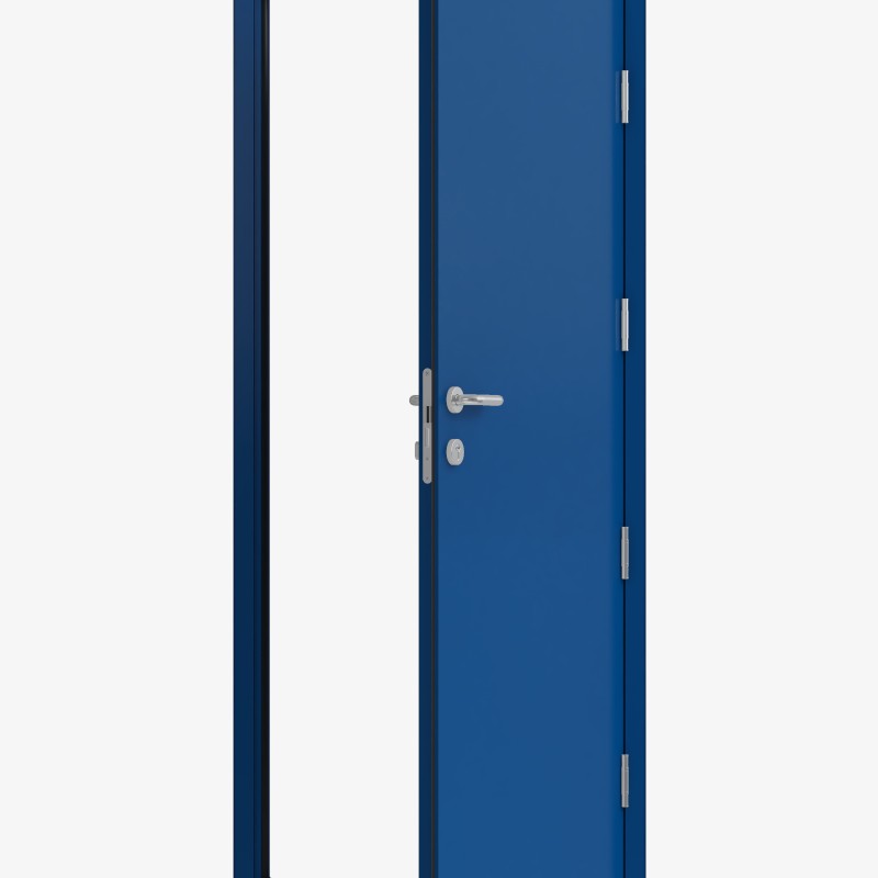 Steel Security Personnel Pedestrian Door - Industrial Grade Exterior Outdoor Security Door for Garage, Warehouse, Shed, Industrial Unit, Lockup, Shed, Shipping Container, Farm Barns