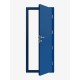 Double Steel Security Personnel Pedestrian Door - Industrial Grade Exterior Outdoor Security Door - 1800mm w x 2035mm h