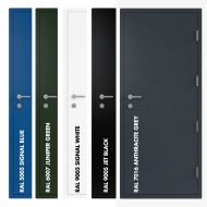 **Custom Sized Made to Order ** High Security Steel Security Door- 12 Point/Multi Point Locking - Ultra Heavy Duty External c/w Part-M DDA Compliant Low Threshold 15mm