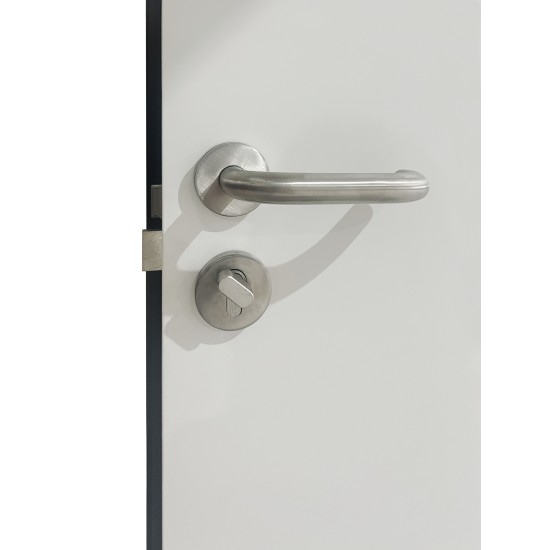 Double Steel Security Personnel Pedestrian Door - Industrial Grade Exterior Outdoor Security Door - 1800mm w x 2035mm h