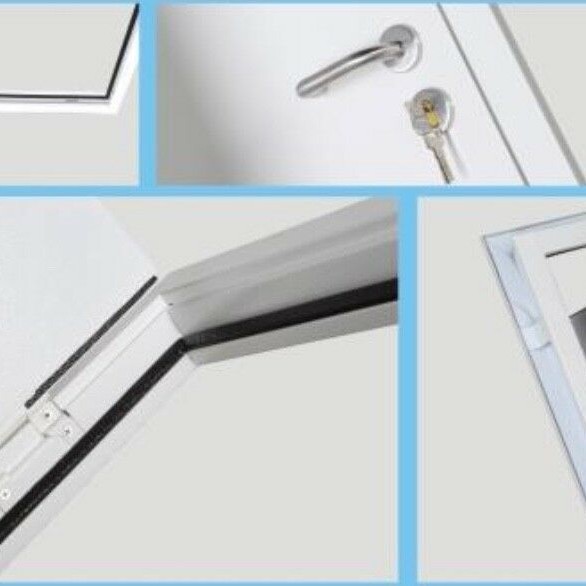 Steel Security Personnel Pedestrian Door - Industrial Grade Exterior Outdoor Security Door for Garage, Warehouse, Shed, Industrial Unit, Lockup, Shed, Shipping Container, Farm Barns