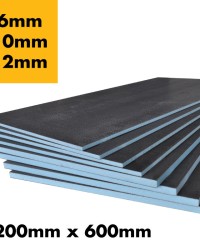 Tile Backer Board 6mm / 10mm / 12mm - Floor or Wall Tile Backer Adhesive Boards 1200mm x 600mm