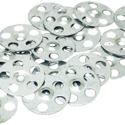 Tile Backer Board Washers -BULK PACK -  Galvanised Zinc Tile Backer Board Fixing Washers 36mm (Packs of 50/75/100/500/1000/5000/10000) - Hard Backer Board Washer Discs