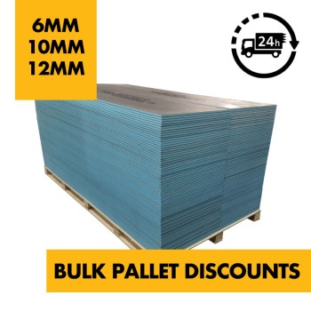 Tile Backer Board BULK PALLET DEAL (125 PACK) - 6mm / 10mm / 12mm - 1200mm x 600mm 