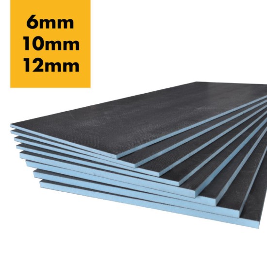 Tile Backer Boards 6mm / 10mm / 12mm - Floor or Wall Hard Tile Backer Insulation Cement Board 1200mm x 600mm 