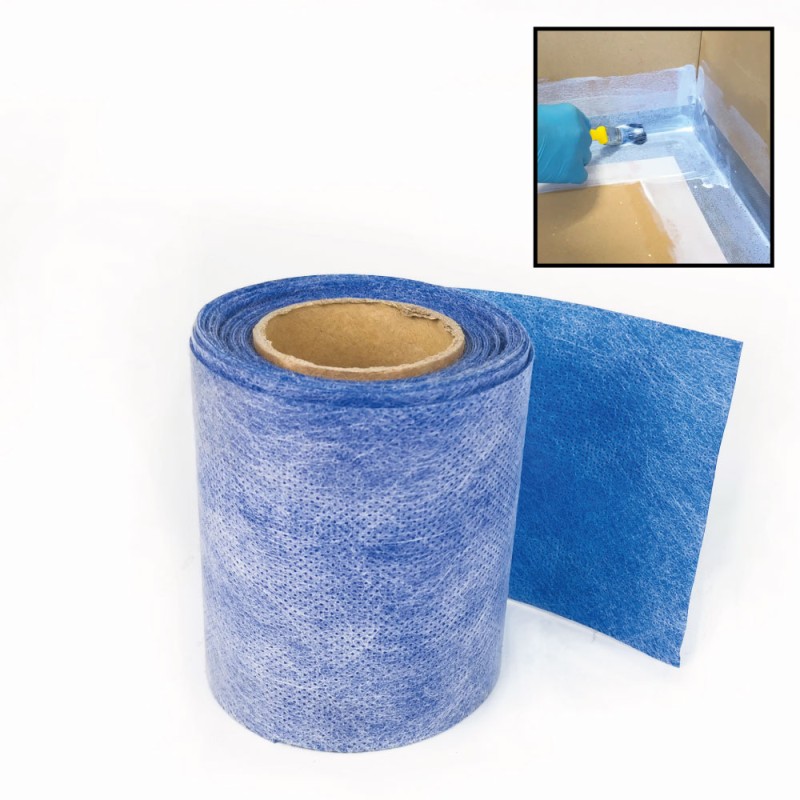 Waterproof Jointing Membrane - Tanking Membrane for Tile Backer Board / Sealing Fleece Tanking Tape for Showers, Bathrooms, Wetrooms (5m Roll / 10m Roll / 15m Roll) Waterproof Jointing Membrane - Tanking Membrane for Tile Backer Board / Sealing Fleece Tanking Tape for Showers, Bathrooms, Wetrooms (5m Roll / 10m Roll / 15m Roll)