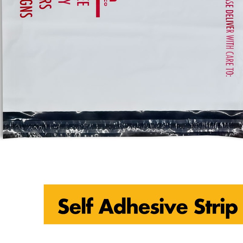 SAMPLE ONLY - Custom Printed Mailing Bags - 500 MOQ - Range of Sizes Printed Personalised Logo Branded Mail Bags Poly Mailers Single / Double Sided