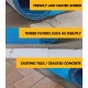 Tile decoupling mat / anti-crack matting - uncoupling waterproof membrane rapid mat durable base roll for under tile 3.6mm