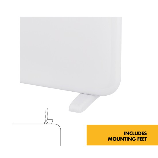 BULK Trade X10 Pack - 1kw / 1.5kw / 2kw Electric Panel Heaters Wall Mounted - LOT20/ERP Compliant c/w 24/7 Timer / Thermostat - Wall Hung Fixings + Mounting Feet