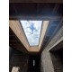 Flat Roof Lantern - Frameless Glass Window Skylight for Flat Roofs - Glazed Roof Lantern Triple Glazed Toughened Glass 