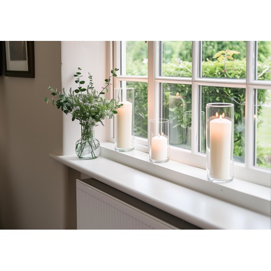 MDF Window Cil Board / Window Cill/Sill - Bullnose MDF Pre-Primed Window Board