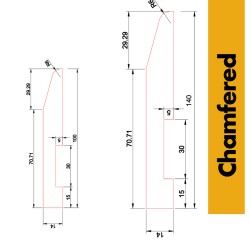 MDF Skirting Board Chamfered Edge - 4" / 6" x 14mm x 3m - Pre-Primed White MDF Skirting Board Chamfer 100mm / 140mm MDF Skirting Board Chamfered Edge - 4" / 6" x 14mm x 3m - Pre-Primed White MDF Skirting Board Chamfer 100mm / 140mm